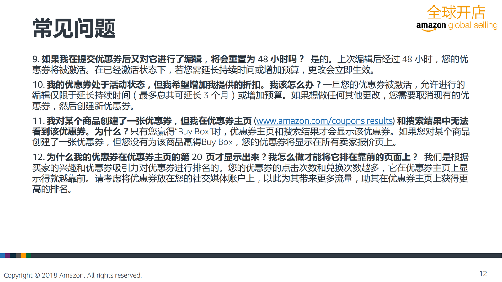 亚马逊优惠券, 帮助提高商品展示与转化率